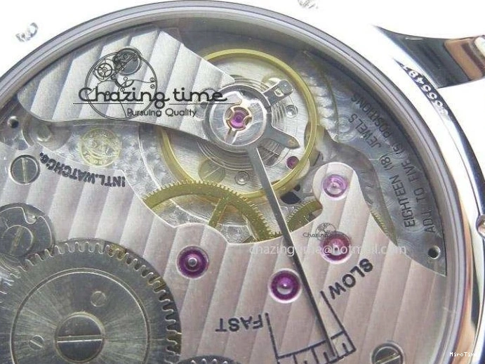 MIROTIME 0322 Sustainable Portuguese IW545408 White Dial ZF 1:1 Best Edition On Dark Blue Leather Strap 7335